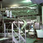 Live Steam Pasteurizer with 6 Levels of Belts